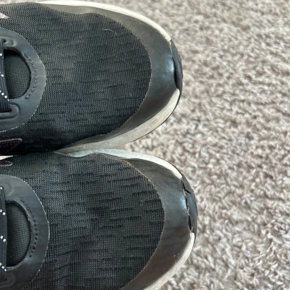 Adidas‎ Bounce Running Shoes Black Purple Teal Women's Size 5 Sneakers